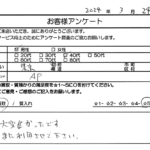 東京都 / 40代 / 男性のお客様からいただいたお声