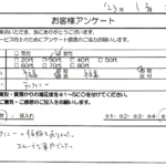 福島県 福島市 / 30代 / 女性のお客様からいただいたお声