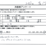 東京都 台東区 / 30代 / 女性のお客様からいただいたお声