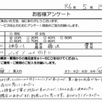 神奈川県 藤沢市 / 20代 / 女性のお客様からいただいたお声