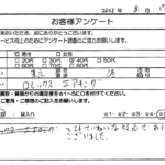 東京都 港区 / 40代 / 男性のお客様からいただいたお声