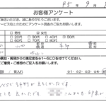 山口県 宇部市 / 50代 / 女性のお客様からいただいたお声