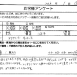 東京都 八王子市 / 50代 / 男性のお客様からいただいたお声