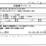 北海道 札幌市 / 20代 / 男性のお客様からいただいたお声