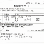 東京都 江戸川区 / 50代 / 女性のお客様からいただいたお声