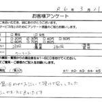 福岡県 福岡市 / 30代 / 女性のお客様からいただいたお声