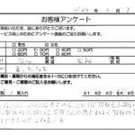 福岡県 福岡市 / 30代 / 女性のお客様からいただいたお声