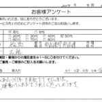 福島県 南会津郡 / 50代 / 男性のお客様からいただいたお声