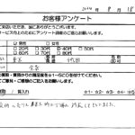 東京都千代田区 / 40代 / 男性のお客様からいただいたお声