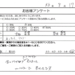 大阪府茨木市 / 50代 / 女性のお客様からいただいたお声