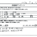 北海道札幌市 / 60代 / 女性のお客様からいただいたお声