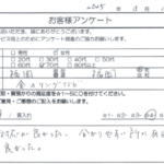 福岡県 福岡市 / 70代 / 女性のお客様からいただいたお声
