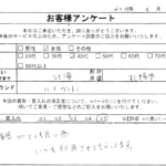 北海道 札幌市 / 40代 / 女性のお客様からいただいたお声