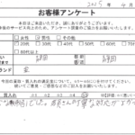 静岡県 静岡市 / 20代 / 男性のお客様からいただいたお声
