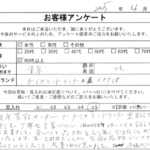 東京都 北区 / 80代 以上 / 女性のお客様からいただいたお声