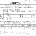 東京都 府中市 / 20代 / 男性のお客様からいただいたお声