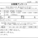 東京都 港区 / 20代 / 男性のお客様からいただいたお声