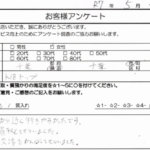 千葉県 千葉市 / 20代 / 女性のお客様からいただいたお声