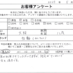 大阪府 八尾市 / 50代 / 女性のお客様からいただいたお声