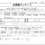 栃木県 栃木市 / 60代 / 男性のお客様からいただいたお声