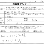 大阪府 大阪市 / 60代 / 男性のお客様からいただいたお声