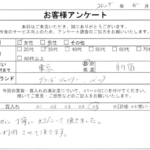 東京都 新宿区 / 30代 / 女性のお客様からいただいたお声