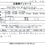 東京都 文京区 / 60代 / 女性のお客様からいただいたお声