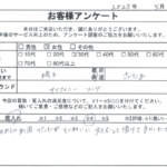 埼玉県 さいたま市 / 30代 / 女性のお客様からいただいたお声
