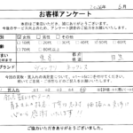 東京都 目黒区 / 50代 / 女性のお客様からいただいたお声