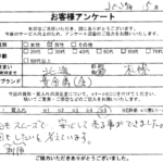 北海道 札幌市 / 60代 / 男性のお客様からいただいたお声