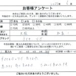 大阪府 和泉市 / 20代 / 男性のお客様からいただいたお声