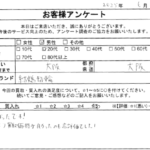 大阪府 大阪市 / 20代 / 男性のお客様からいただいたお声
