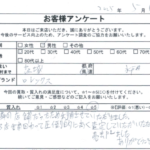 茨城県 水戸市 / 20代 / 男性のお客様からいただいたお声