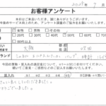 大阪府 吹田市 / 50代 / 女性のお客様からいただいたお声