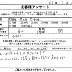 富山県 高岡市 / 20代 / 女性のお客様からいただいたお声