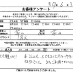 富山県 富山市 / 20代 / 男性のお客様からいただいたお声