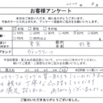 東京都 杉並区 / 50代 / 女性のお客様からいただいたお声