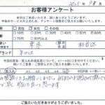 東京都 杉並区 / 60代 / 女性のお客様からいただいたお声