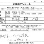 福島県 西郷村 / 20代 / 男性のお客様からいただいたお声