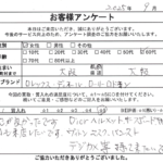 大阪府 大阪市 / 60代 / 女性のお客様からいただいたお声