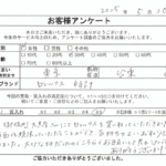 東京都 台東区 / 30代 / 女性のお客様からいただいたお声