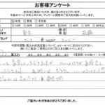 東京都板橋区 / 50代 / 女性のお客様からいただいたお声