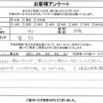 埼玉県朝霞市 / 50代 / 女性のお客様からいただいたお声