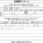大阪府大阪市 / 20代 / 男性のお客様からいただいたお声
