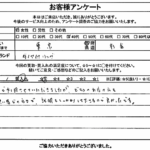 東京都杉並区 / 40代 / 女性のお客様からいただいたお声