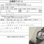 大阪府守口市 / 40代 / 男性のお客様からいただいたお声