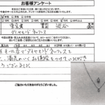 東京都渋谷区 / 70代 / 女性のお客様からいただいたお声