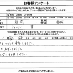 福岡県福岡市 / 40代 / 女性のお客様からいただいたお声