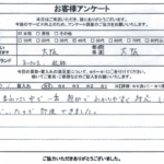 大阪府大阪市 / 40代 / 女性のお客様からいただいたお声