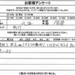 北海道夕張郡 / 50代 / 男性のお客様からいただいたお声